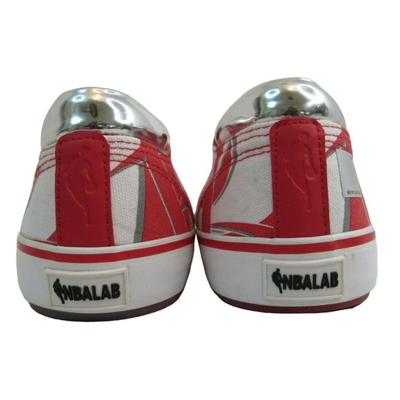 NBA Lab Houston Rockets Slip On Canvas Shoes Sneakers Men's Size 11 - Picture 8 of 9
